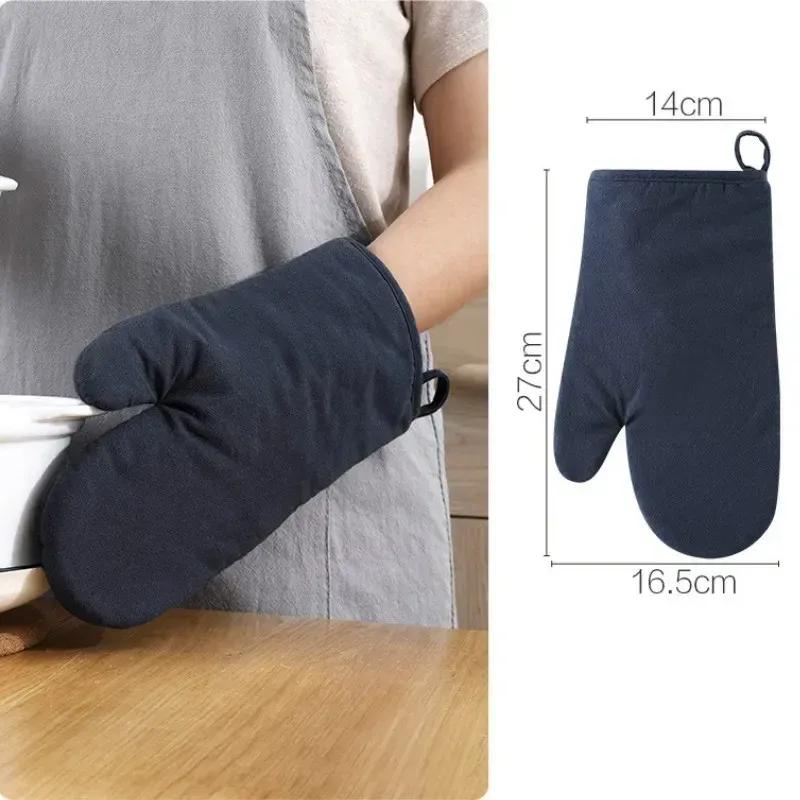 New Kitchen Gloves Insulation Leopard Pattern Pad Cooking Microwave Gloves Baking BBQ Oven Potholders Oven Mitts Potholder Pad for Kitchen