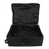 Portable Cat Litter Box Fabric Foldable Leak Proof Water Resistant Cat Litter Bag for Outdoor Travel Black