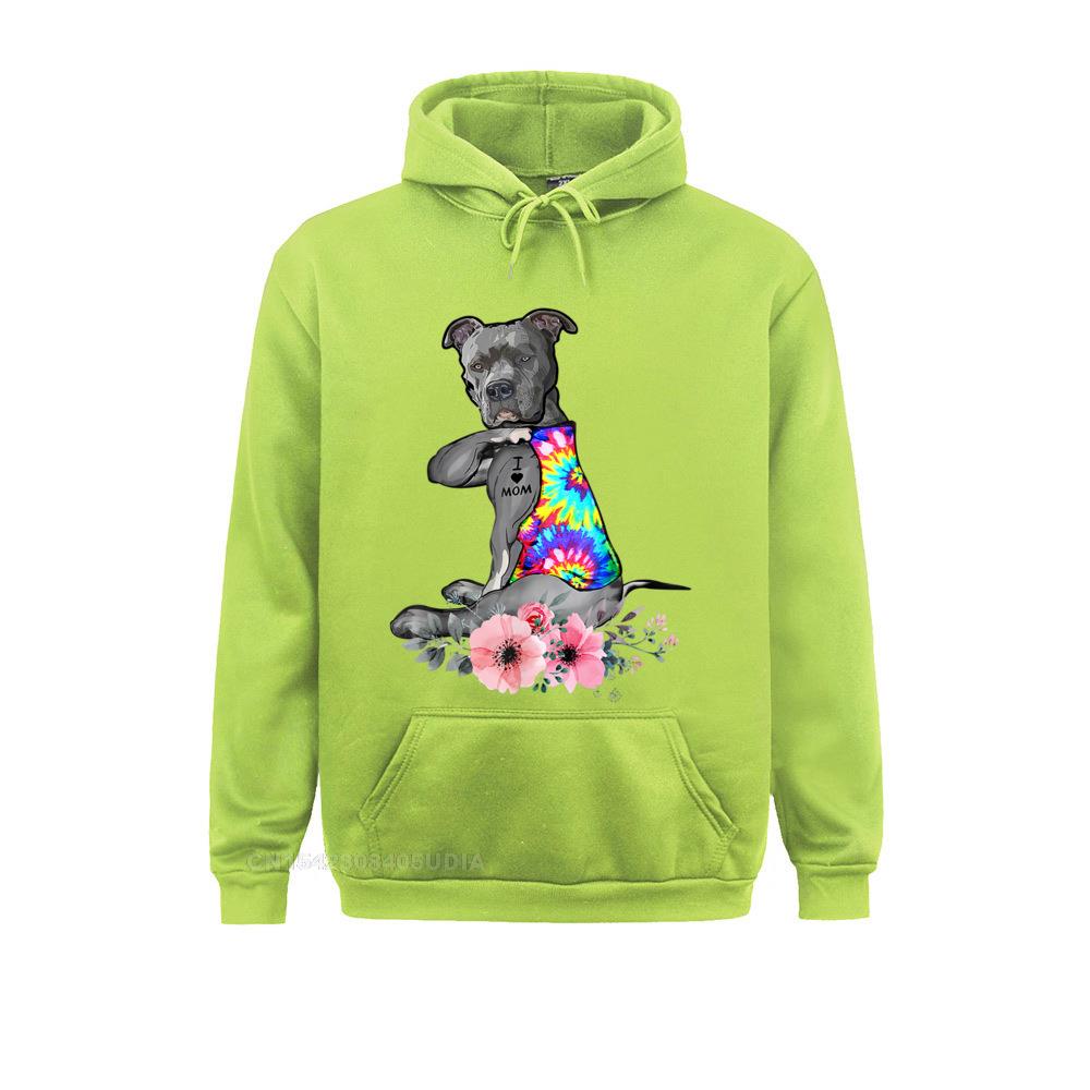 Pitbull Dog Tattoo I Love Mom — фото 8