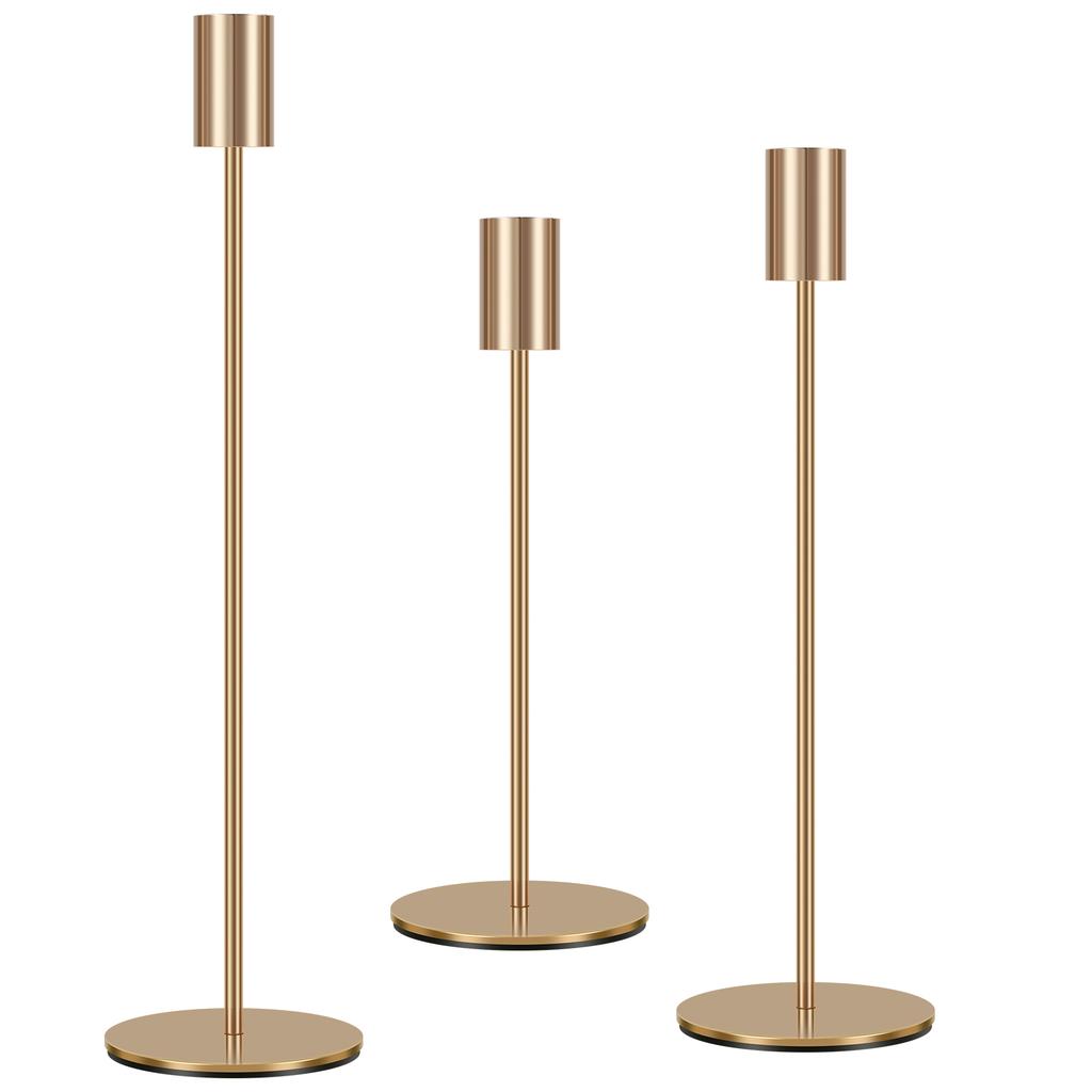 2-5Pcs Candlestick Holders Metal Taper Candle Holders Decorative Candle Stick Stand Tall Candle Sticks Holder Wedding Decoration