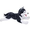 Toy Husky Labrador Dog Animal Stuffed Plush Prone Posture Doll Children Gifts