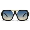  Export New Modern Retro Large Frame Men'S Sunglasses Ins Style Street Photography Big Brand Ink Lh215