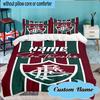 Custom Name Love Equality Fluminense Bedding Set 3pcs, Bedding Set Including 1pc Duvet Cover And 2pcs Pillowcases for Bedroom, Dormitory Gift