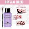 Nail Acrylic Powder Set For Crystal Carved Flower Manicure Acrylic Liquid Powder Kit 4