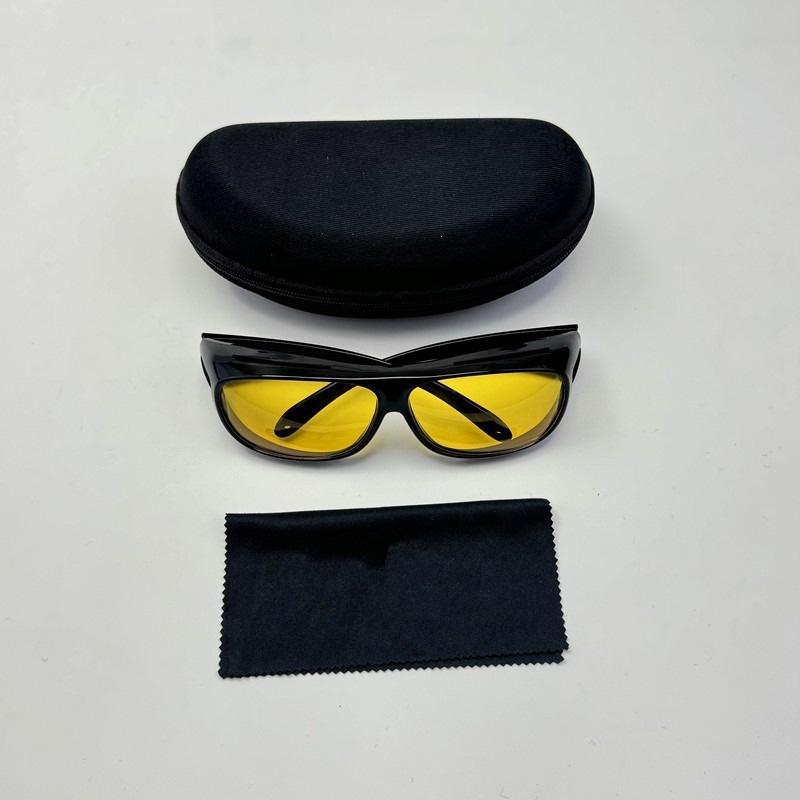 UV protection, windproof eye protection, labor protection glasses, splash protection and high beam protection high definition polarized night vision g