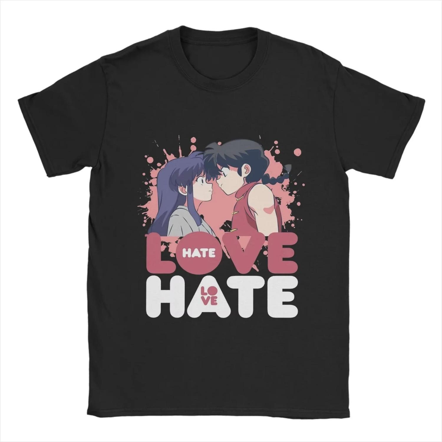 

2025 Summer Hot Sale Ranma T-Shirts for Vintage Cotton Tee Shirt Crew Neck Short Sleeve T Shirt Summer Clothing Tops Tee S чёрный