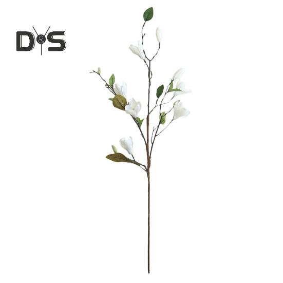 

DIY цветок магнолии энергичный творческий 9 голов ветка магнолии искусственные цветы молочный белый