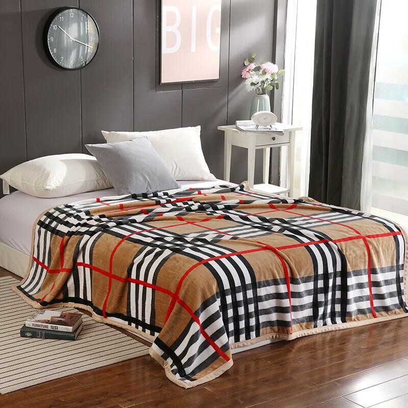 Plover Striped Flannel Blanket