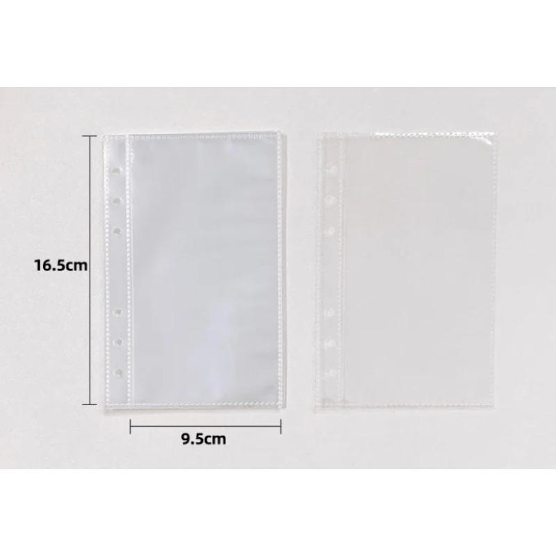 A5 A6 A7 A8 White Binder Po Card Collection Book Postcard Organizer Diary Notebook School Stationery