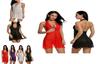 Enchanting Women Sexy Lingerie Dress Baby Doll Halter Lace Patchwork Sleepwear Nightwear