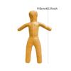 Kids Wrestling Dummy 43.3" Height Unfilled Exercise Easy Carrying Kickboxing Training Equipment Multiuse Sturdy PU Leather