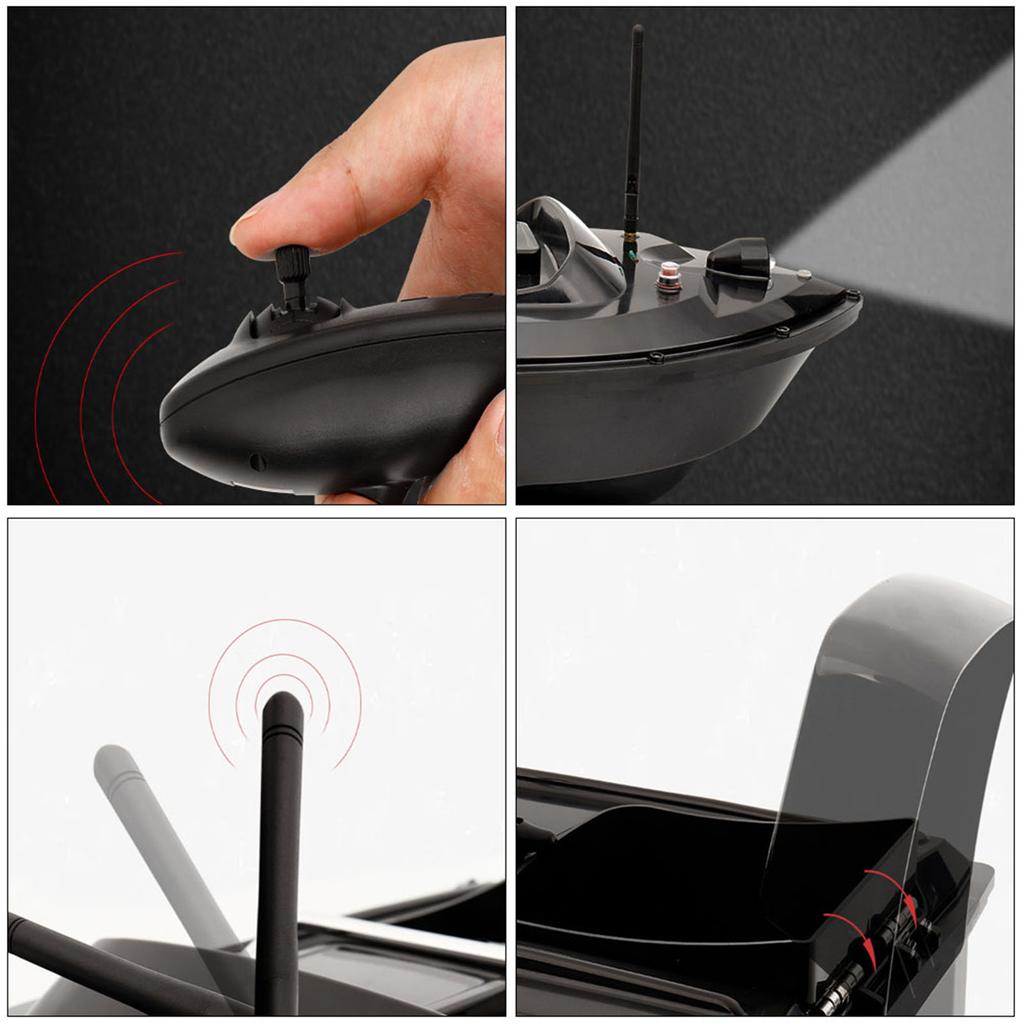 500M Wireless Remote Control Ship Speedboat Fish Finder Fishing Bait Boat