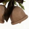 Christmas Bells Traditional Wood Garland Decoration Rustic Christmas Bells For Family Friends Home Holiday Indoor Outdoor Branch