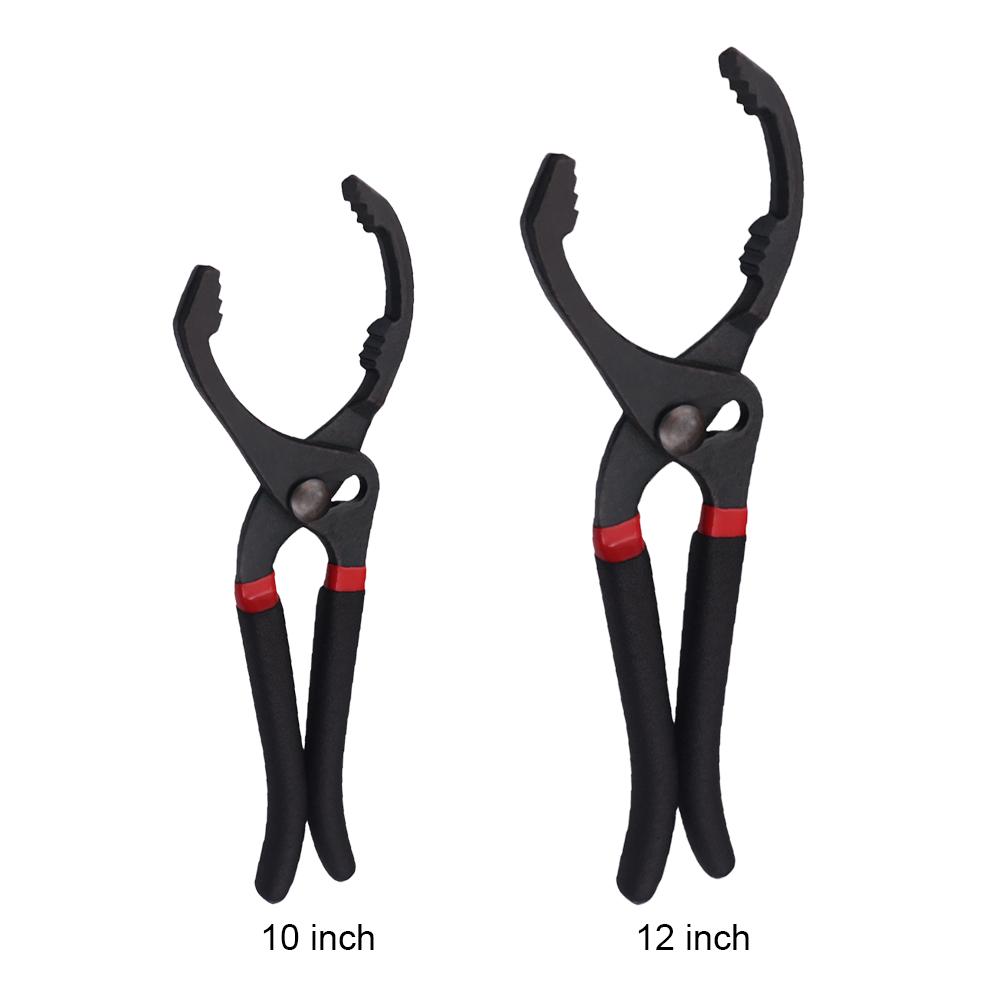 10/12 Inch Oil Filter Remove Disassembly Tool Filter Disassembly And Assembly Pliers Wrench Vehicle Maintenance Repair Hand Tool