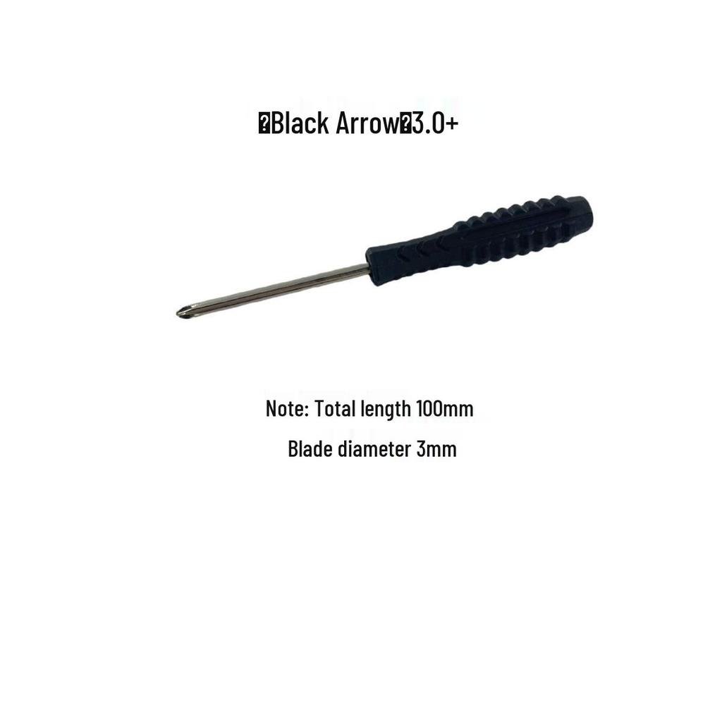 Phillips & Flat Head Grenade Handle Screwdriver Set, Black, for Furniture Repair