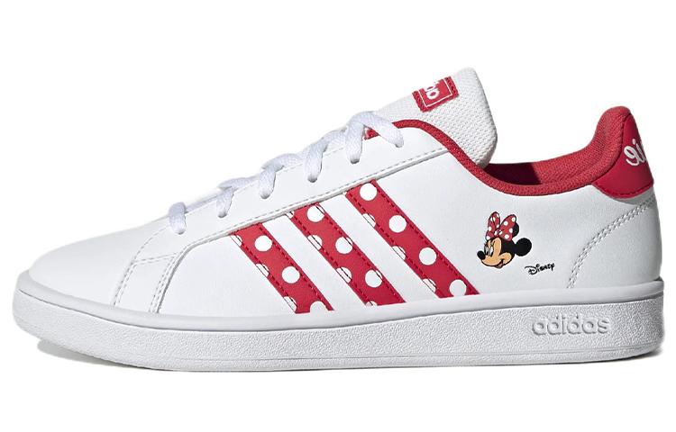 Adidas Neo Grand Court  White Red  Women s GZ4646 36