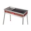 Coleman Cool Spider Stainless Steel Grill Grande Red 170-9430 BBQ Camping Outdoor Grill Stove Charcoal Bonfire Easy Setup Iron Plate Grill Grate Easy