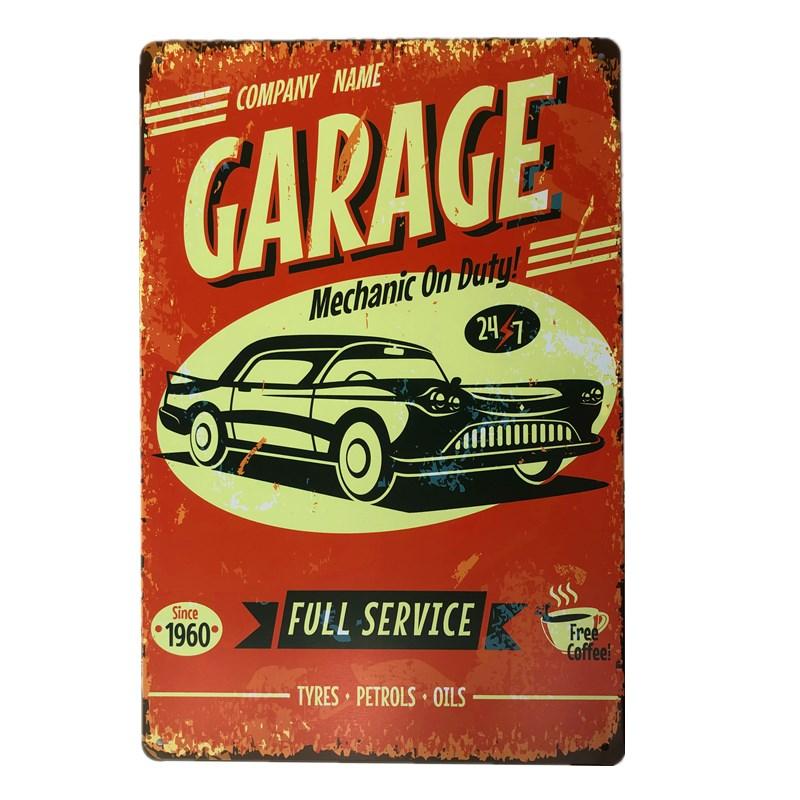 Vintage Dad Garage Tool Metal Tin Signs Oil Bar Rustic Plaque Wall Art Posters Man Cave Pub Retro Wall Decor Iron Plate Painting