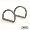 5pcs Spring D Ring Clips for Purse Metal Snap Hook Buckle for Shoulder Bag Wallet Keychain Dog Chain
