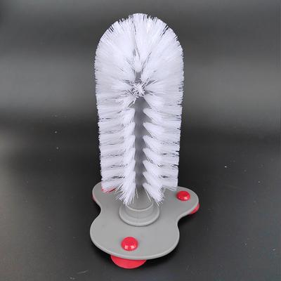 Soft-Bristled Cup Brush Removable Suction Wall Glass Cleaning Brush Household Kitchen Bottle Brush Cup Washing Brush