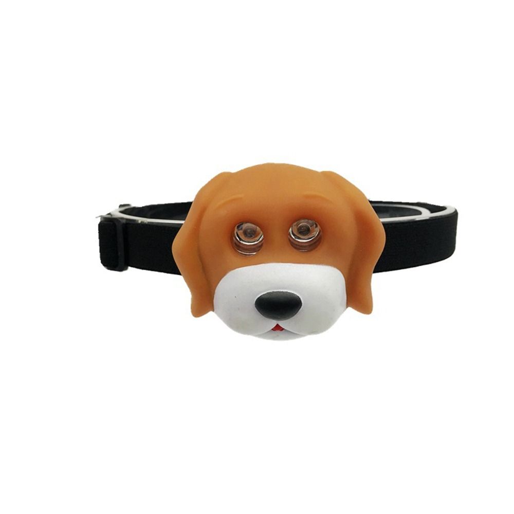 Brightest Animal Headlamp Toy Cartoon LED Flashlight Portable Headband Light  Girls