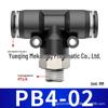 Three-Way Pneumatic Quick Connector Set for Air Hoses - Black, White, Blue Fittings