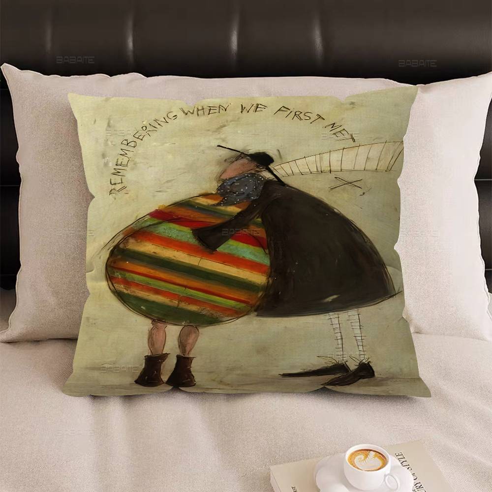

S-Sam Toft 45*45cm Cushion Cover Pillow Cover Decor Pillowcase Home Pillowcase For Couch Pillow 12x12Inch