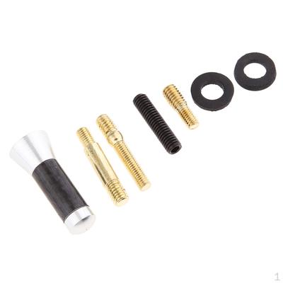 Tornillo Corto Tipo Stubby de Fibra de Carbono para Coche