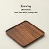 Solid Walnut Wood Irregular Serving Tray