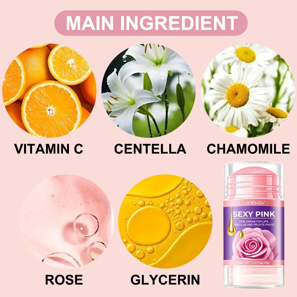 Woman's Secret Cream With Vitamin & Rose - Make the Skin Bright and Translucent, Improve Rough Skin - Suitable For Various Parts,40g