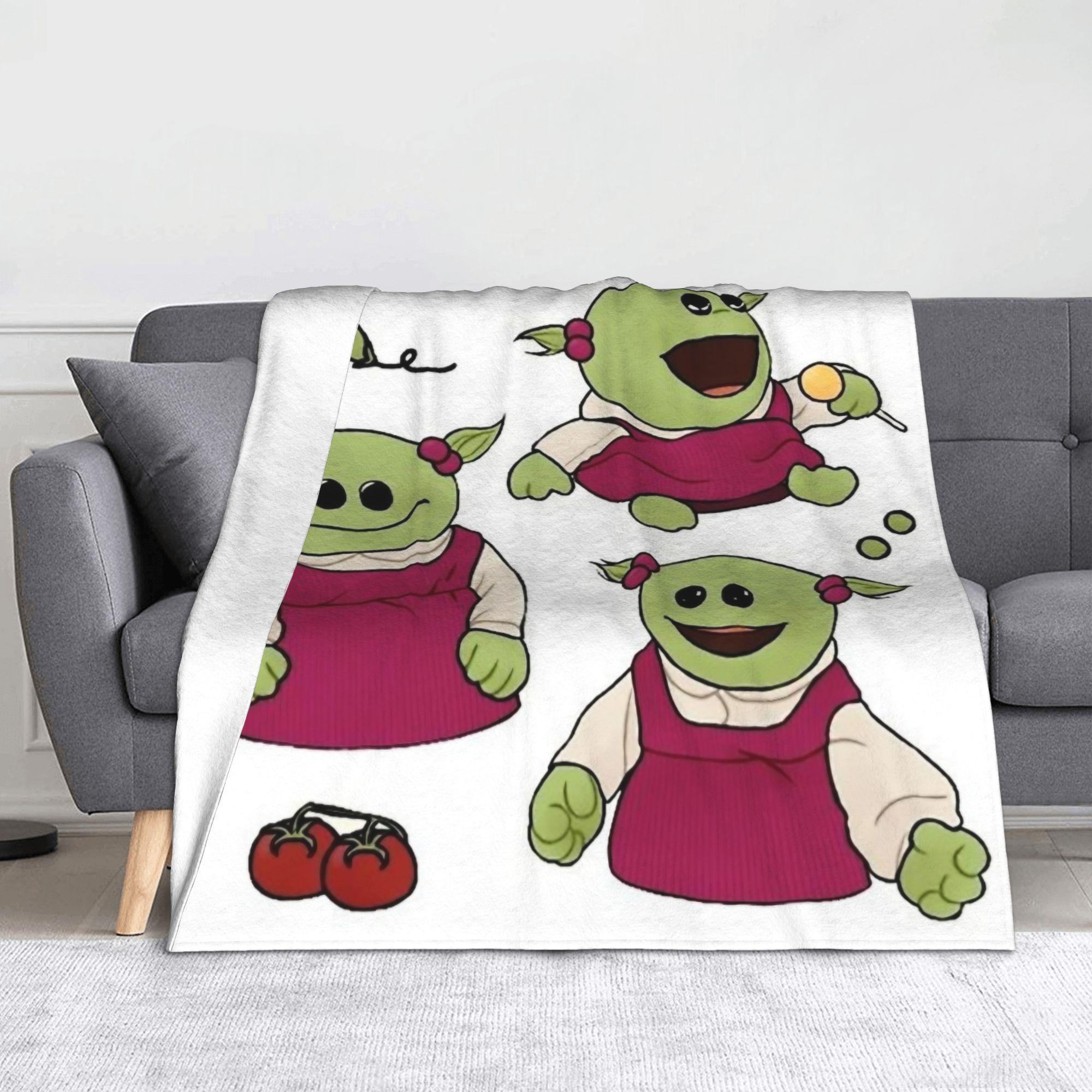 

Nanalans Cartoon Fuzzy Blankets Kid Show Monster Awesome Throw Blanket for Sofa Bedding Lounge 200x150cm Bedspreads 30x40in