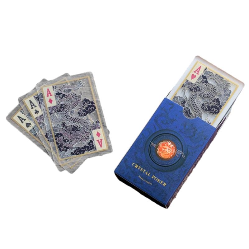 

Водонепроницаемые прозрачные карточки для настольной игры, пластиковые карты ПВХ для игры, портативные маленькие покерные карты для семейной игры, вечеринки по случаю дня рождения