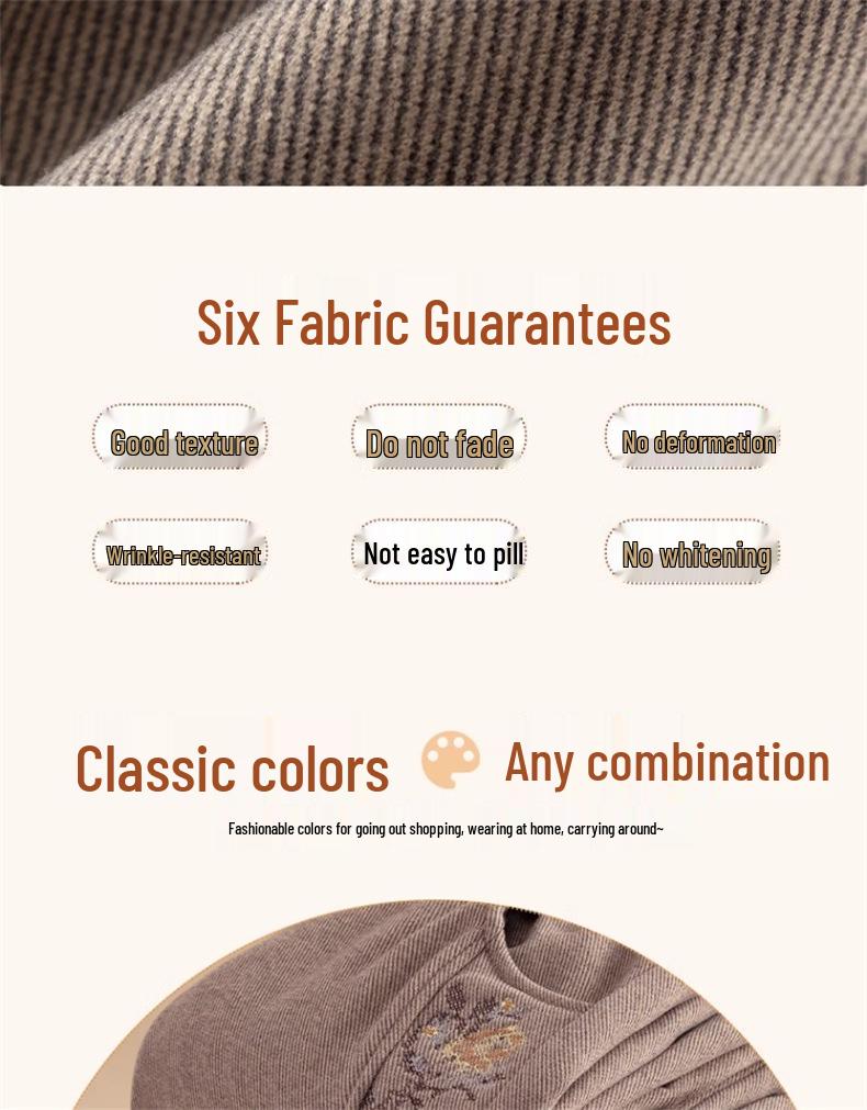 Plus Samt Elastische Taille Gerade Hosen für Mittleren Alters und Ältere Frauen von Mama - Winter Verdickt Lässige Hosen