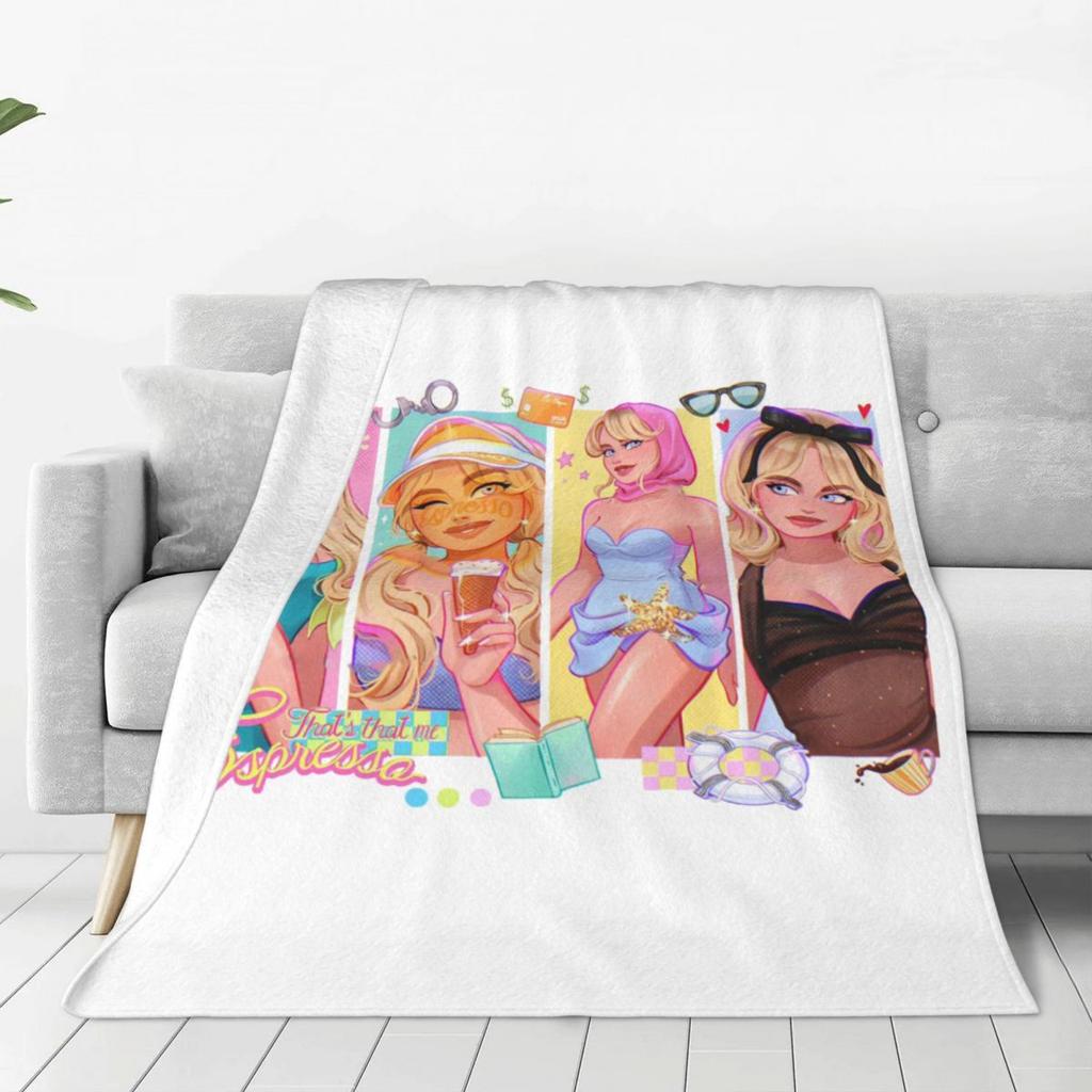Custom Sofa Fleece S-Sabrina Carpenter Throw Blanket Warm Flannel Blankets For Bed Travel Sofa Bedspreads