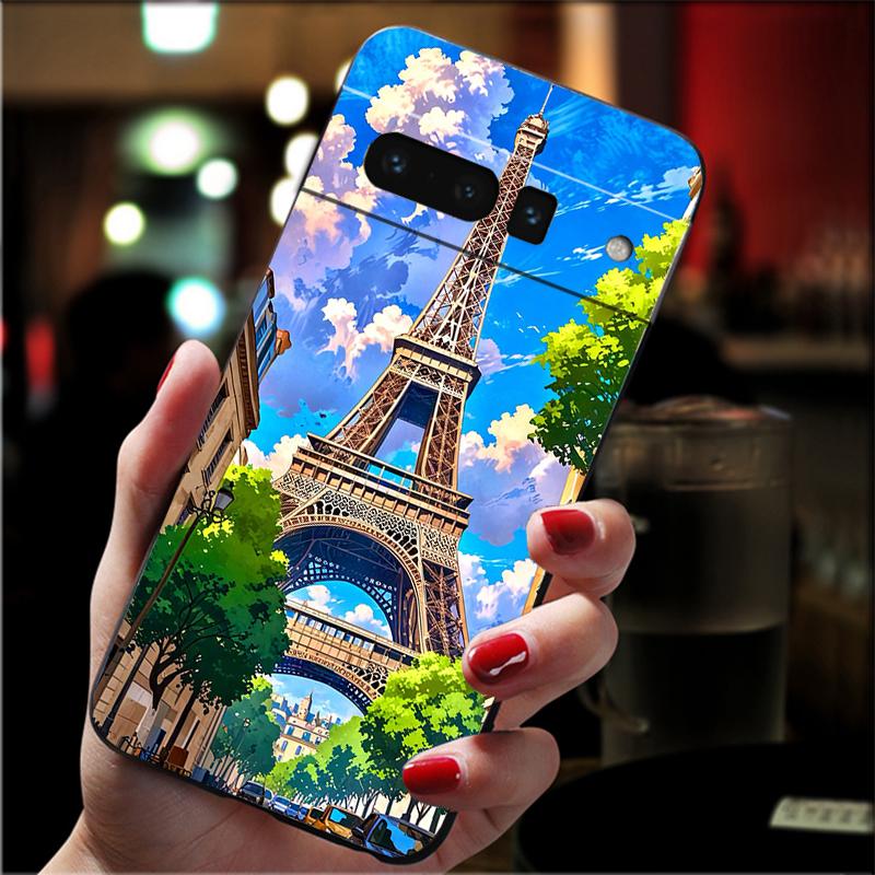 

Paris Carcasa Funda Phone Case For Google Pixel 10 9 Pro XL 9A 8 7 6 Pro Pixel 8A 7A 6A Pixel 8 7 6 5 Case Google Pixel 5