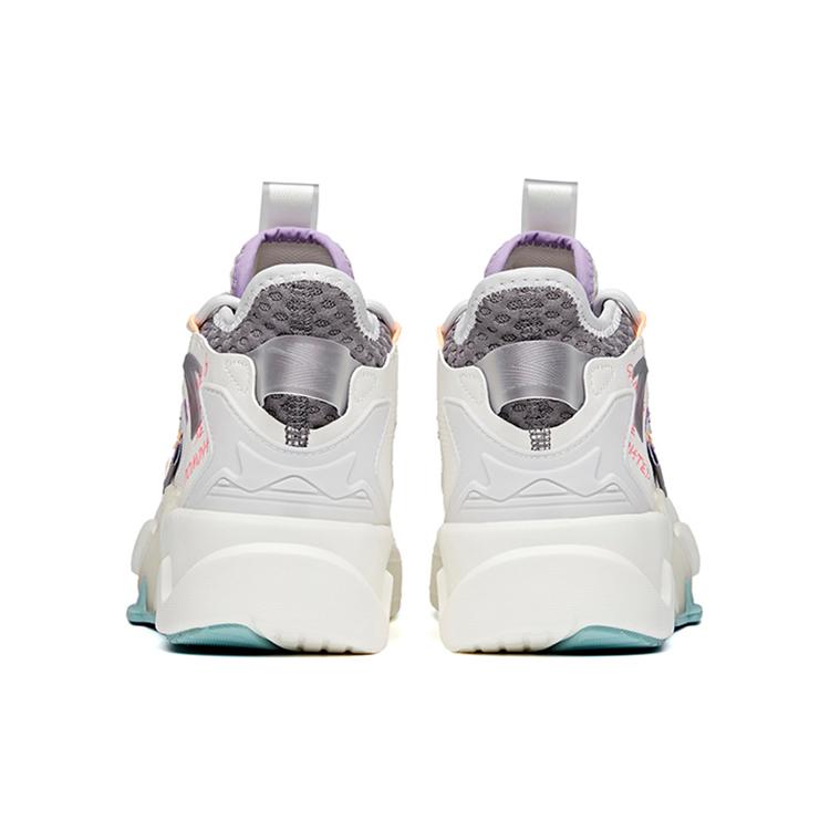 New Anta Life Collection KT G6 Soup Lightweight And Wear-resistant Low-Top Skateboard Shoes Women's White Gray Pink 122128089-2