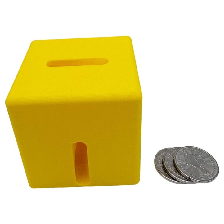 

Fun And Safe Plastic Bird Toy Coin Depositor Smarted Plastic Bird Training Tool For Parrots Stimulation And Learning жёлтый