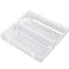 25 ST Engångs Plast Gångjärnsförsedd Limpbehållare Mat Frukt Förvaringslåda 18,5 x 12,5 x 7cm
