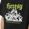 Vtg Heresy Band Freunde amp Familie Baumwolle Schwarz T-Shirt Alle Größen Für Männer Unisex T-Shirt