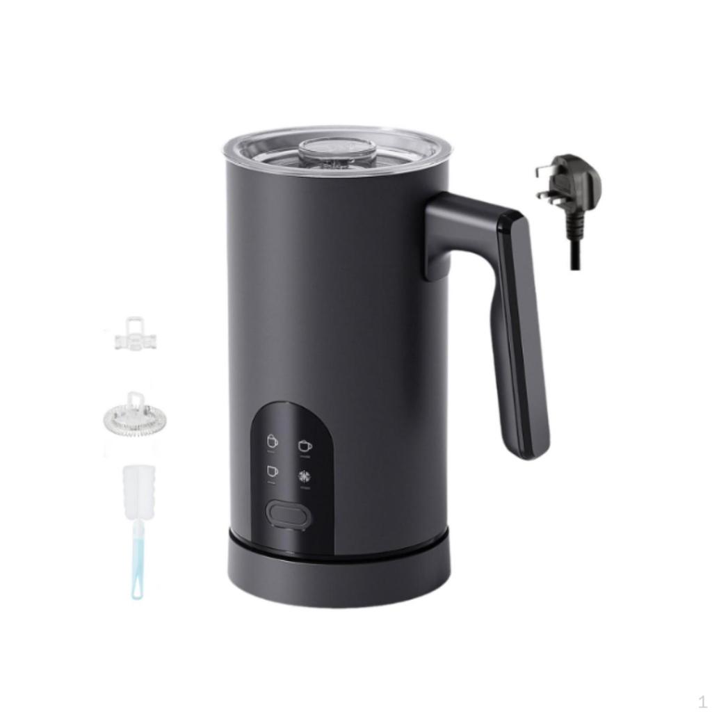 Electric Milk Frother and Steamer Simple Drink Mixer for Cream Coffee Matcha White
