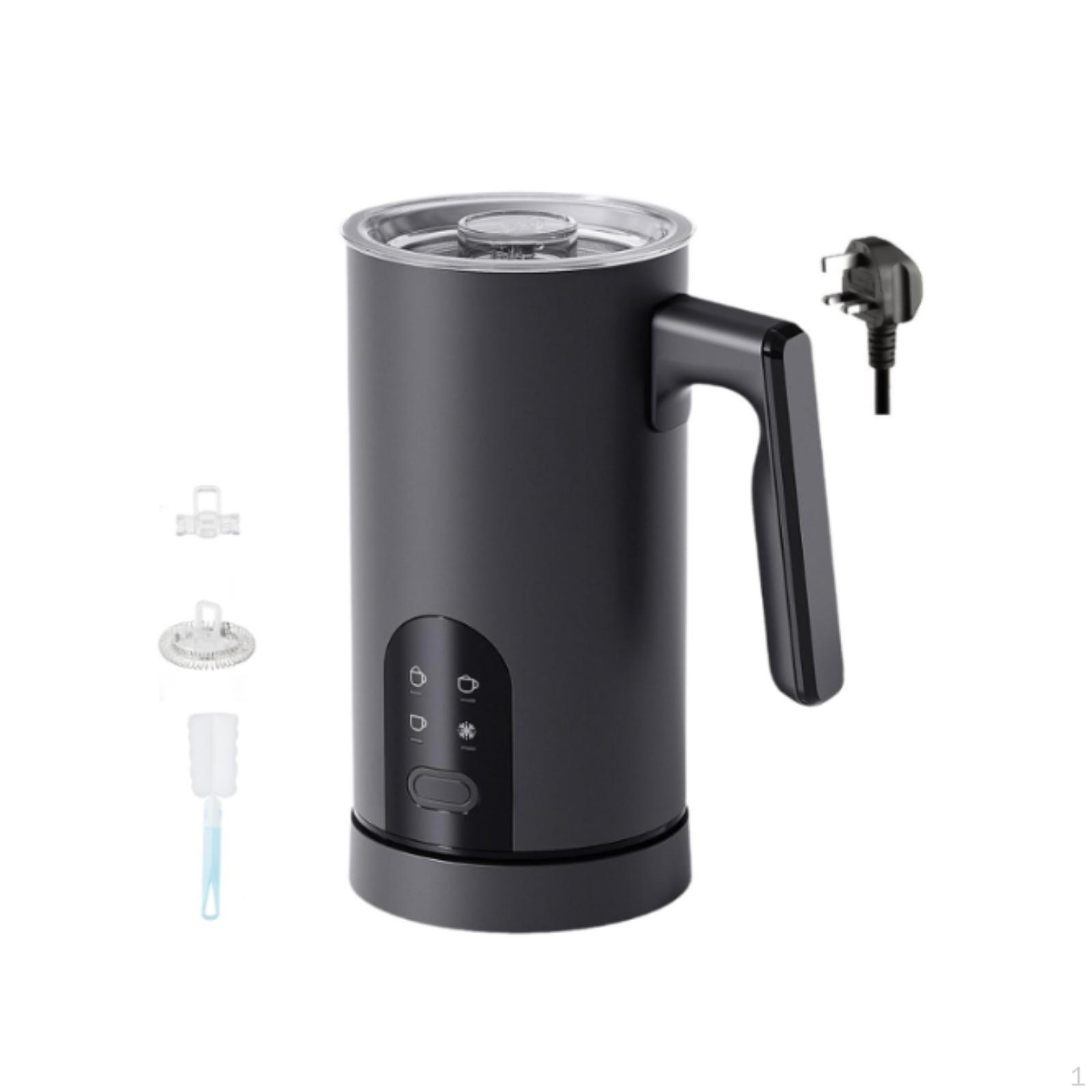 

Електричний спінювач молока та пароварка Простий міксер для напоїв для вершків, кави, матчі, білого чорний