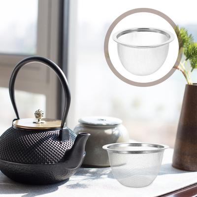 8 Pcs Loose Tea Infuser Fine Mesh Basket Leaf Steeper Strainer for Liquids Metal Pot