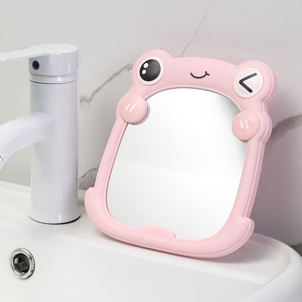 Cute Dressing Mirror Creative Princess Mirror Frog Makeup Mirror  Student Dormitory