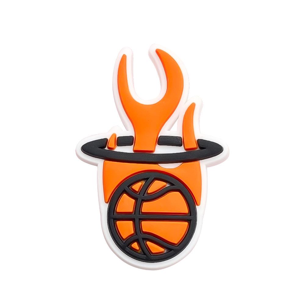 Basketball Clog & Shoe Charms: DIY PVC Soft Rubber Decorations