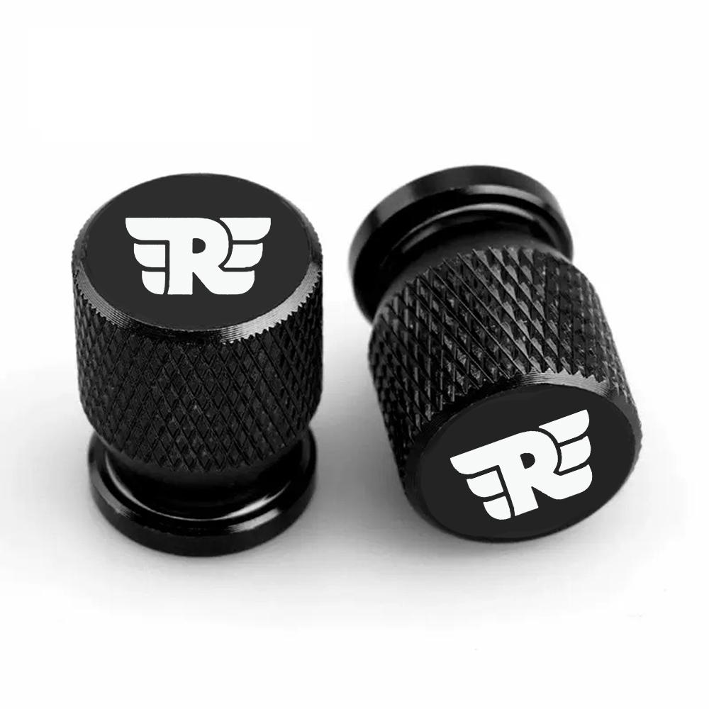 

Motorcycle Wheel Tire Valve Caps Covers For Royal Enfield Bullet/Meteor/Classic 350 500 650 Continental GT 535 Himalayan 411 400 чорний