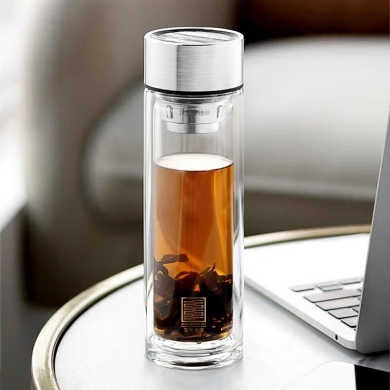 Fuguang Xuanyu Double-Layer Glass Cup