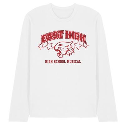 High School Musical Unisex Adult East High Long-Sleeved T-Shirt