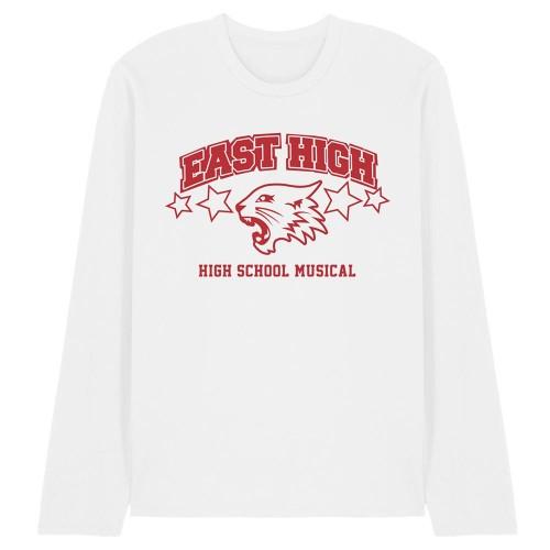 High School Musical Unisex Adult East High Long-Sleeved T-Shirt