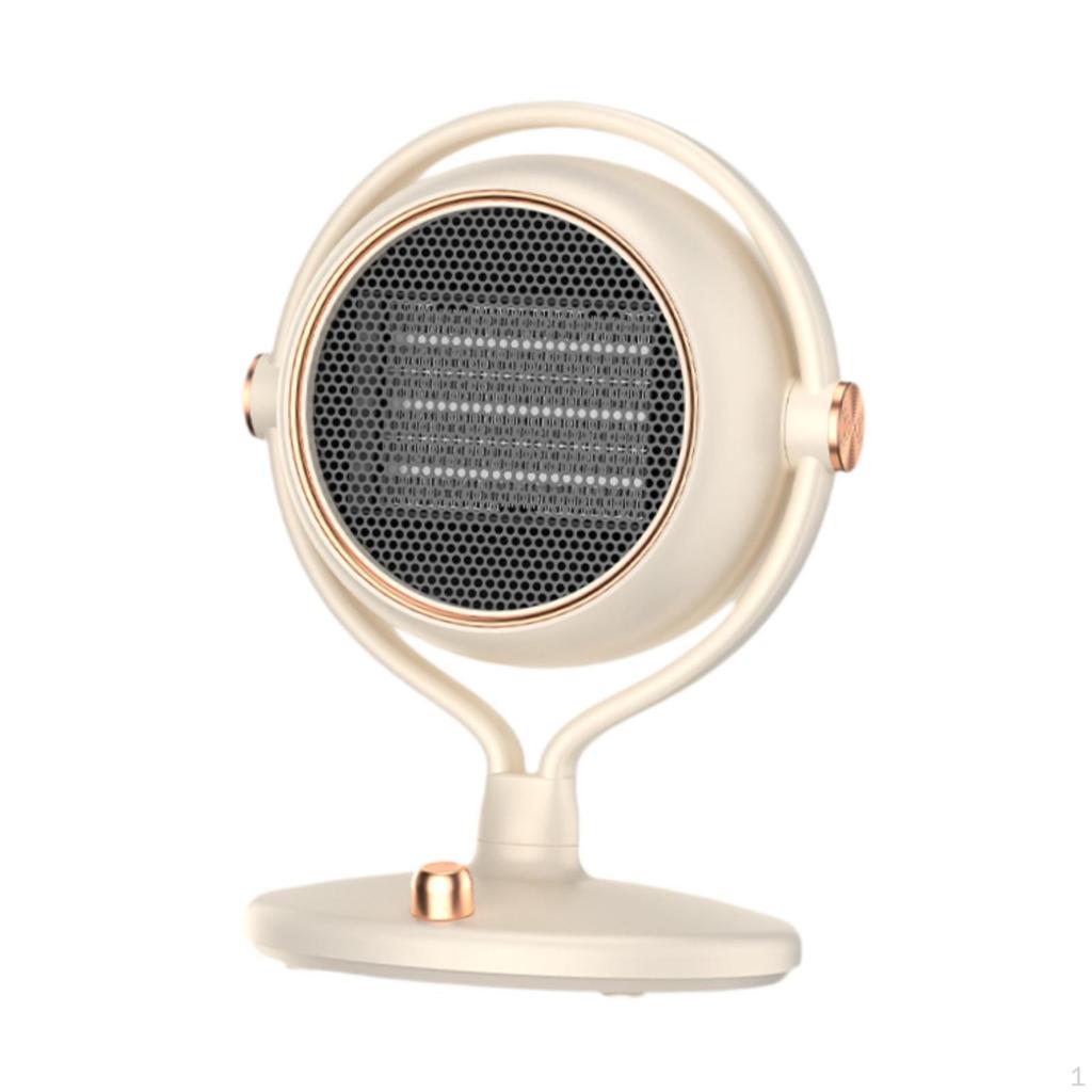 Electric Space Heater Compact Indoor for Living Room Home Office Desk Desktop
