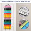 24/48Compartments Vinyl Roll Holder Vinyl Storage Organizer Large Capacity Vinyl Roll Storage Multifunctional Vinyl Storage Rack